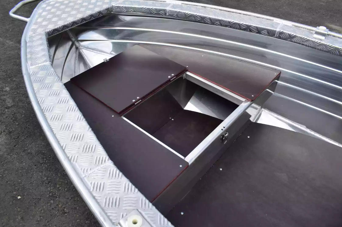 Алюминиевая лодка Wyatboat-390Р Увеличенный борт в Санкт-Петербурге