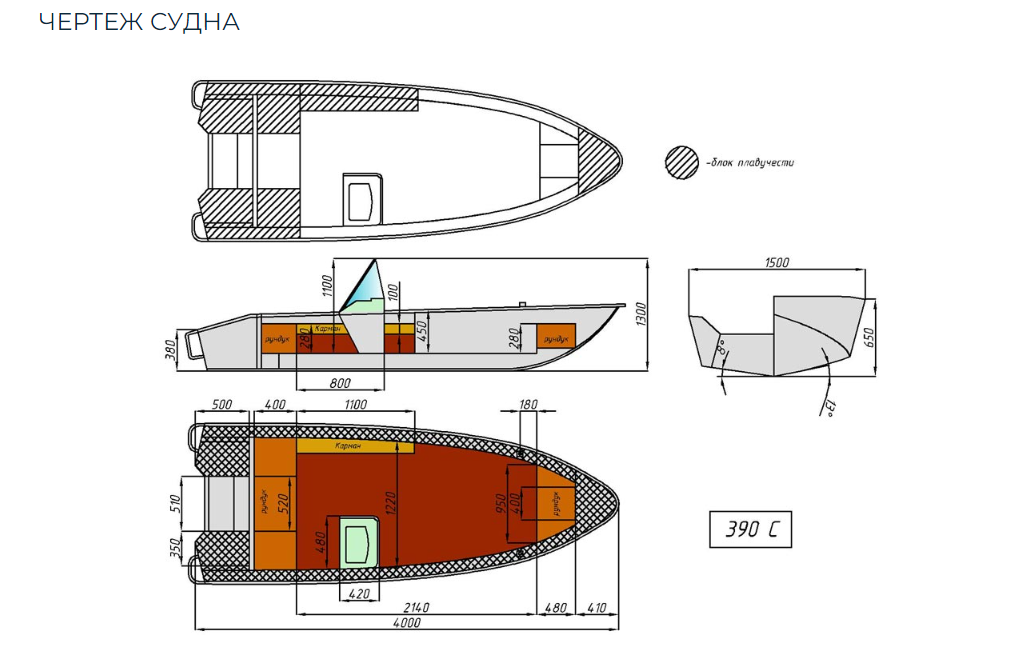 Алюминиевый катер Wyatboat-390 C в Санкт-Петербурге