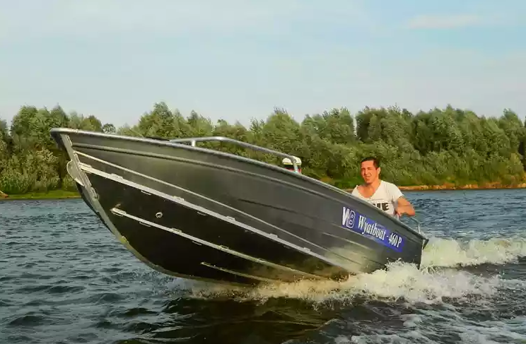 Алюминиевая лодка Wyatboat-460 P в Санкт-Петербурге