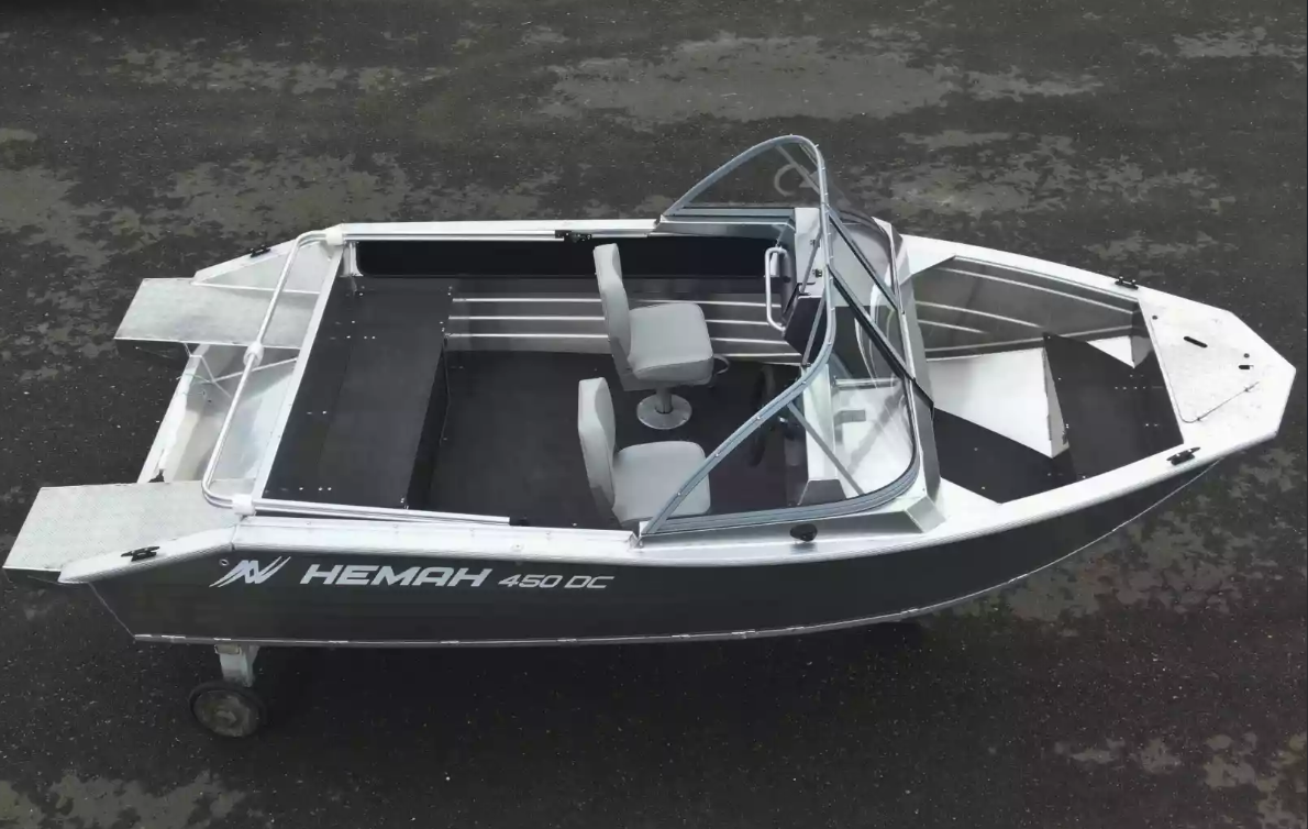 Алюминиевый катер Неман-450 DC NEW без покраски в Санкт-Петербурге