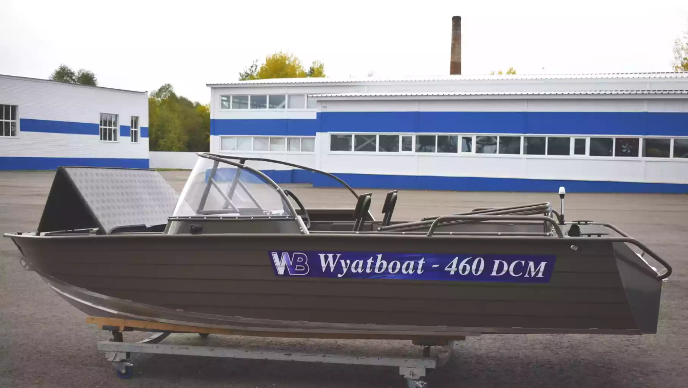 Алюминиевый катер Wyatboat-460 DCM в Санкт-Петербурге
