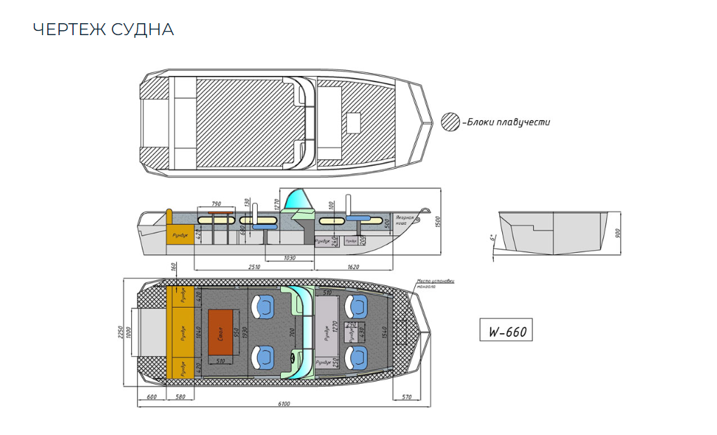 Алюминиевый катер Wyatboat-660 в Санкт-Петербурге