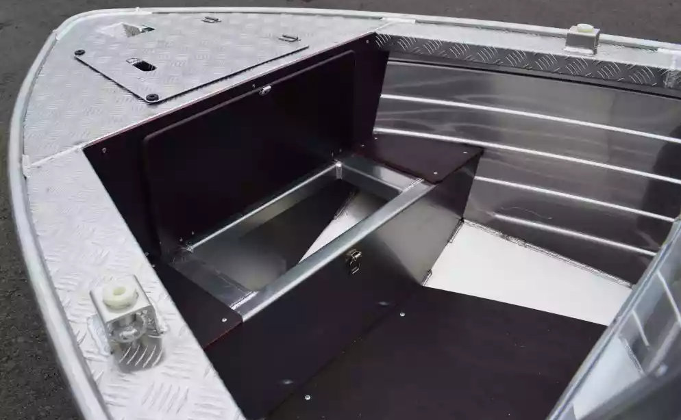Алюминиевая лодка Wyatboat-390 DCM Увеличенный борт в Санкт-Петербурге