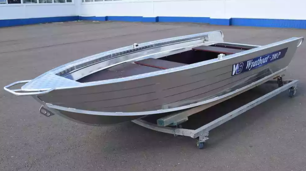 Алюминиевая лодка Wyatboat-390Р Fish в Санкт-Петербурге