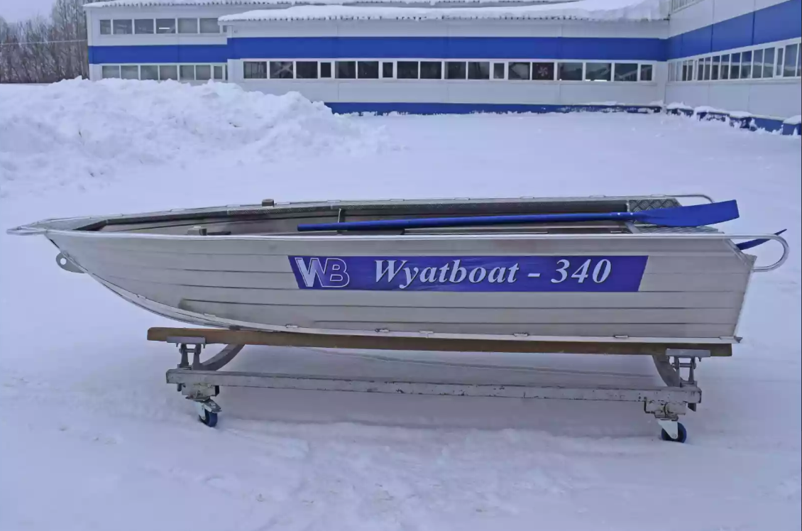 Алюминиевая лодка Wyatboat-340 Р в Санкт-Петербурге
