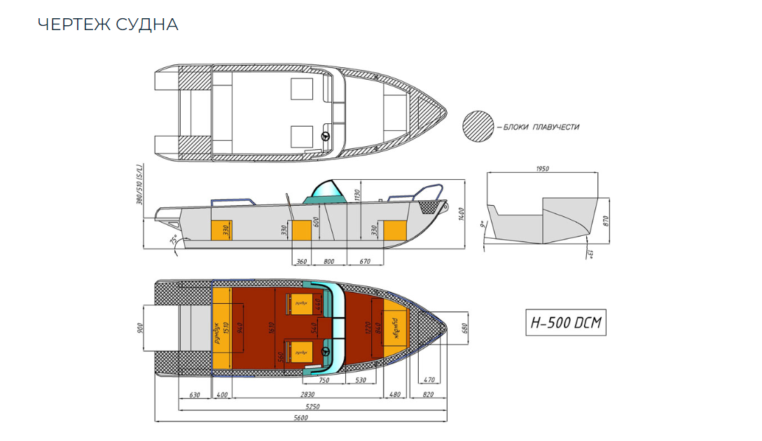 Алюминиевый катер Неман-500 DCM в Санкт-Петербурге