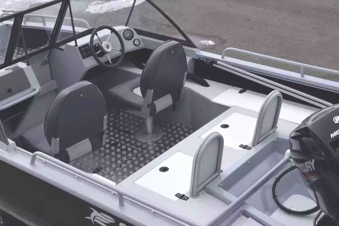 Алюминиевый катер Gold Fisher 480 DCM FISH в Санкт-Петербурге