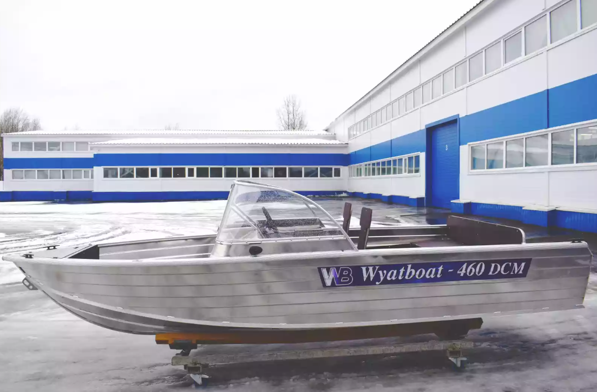 Алюминиевый катер Wyatboat-460 DCM NEW в Санкт-Петербурге