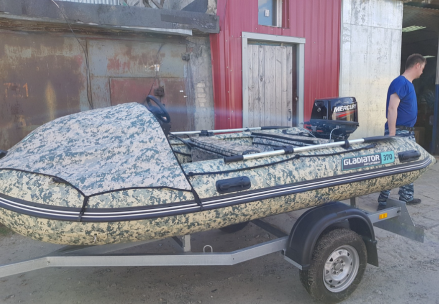 НАДУВНАЯ ЛОДКА GLADIATOR C370AL в Санкт-Петербурге