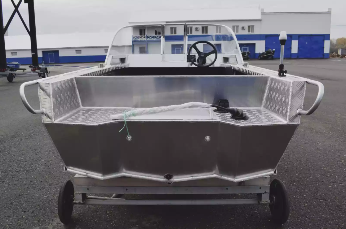 Алюминиевая лодка Wyatboat-390 Pro в Санкт-Петербурге