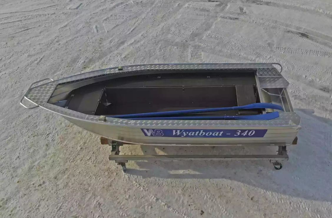 Алюминиевая лодка Wyatboat-340 РМ в Санкт-Петербурге