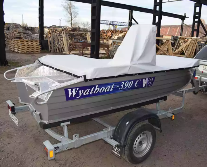 Алюминиевый катер Wyatboat-390 C в Санкт-Петербурге