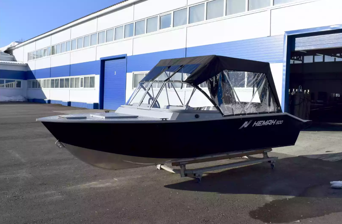 Алюминиевый катер Неман-500 Pro в Санкт-Петербурге