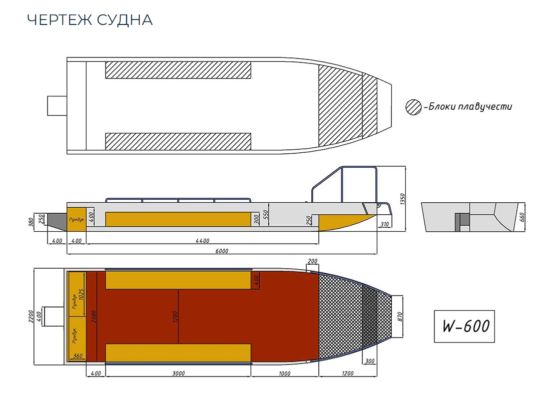 Алюминиевая лодка Wyatboat-600 в Санкт-Петербурге