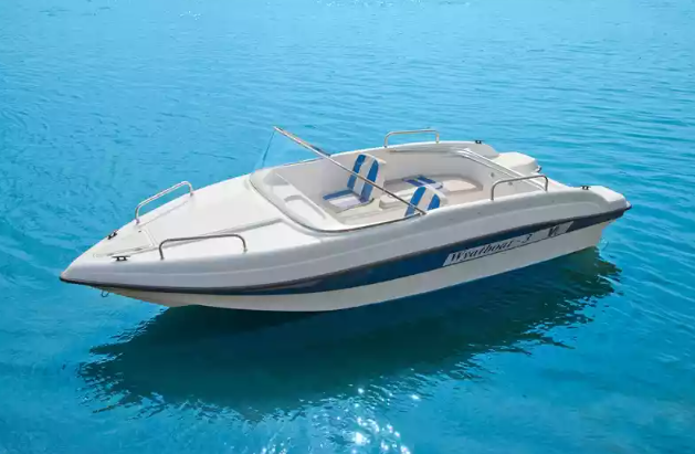 Стеклопластиковый катер Wyatboat-3 (c рундуками) в Санкт-Петербурге