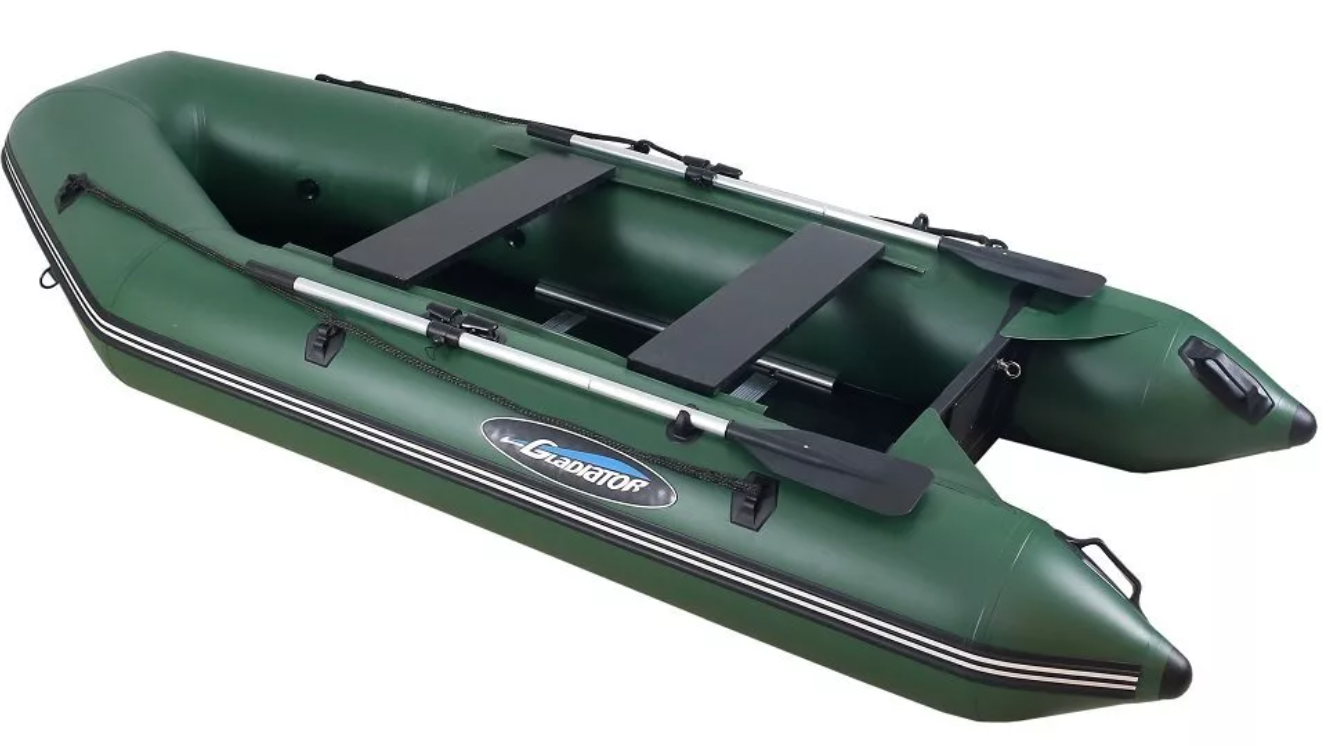 МОТОРНО-ГРЕБНАЯ ЛОДКА ПВХ GLADIATOR A 280 ТК С ФАНЕРНЫМ ДНОМ в Санкт-Петербурге