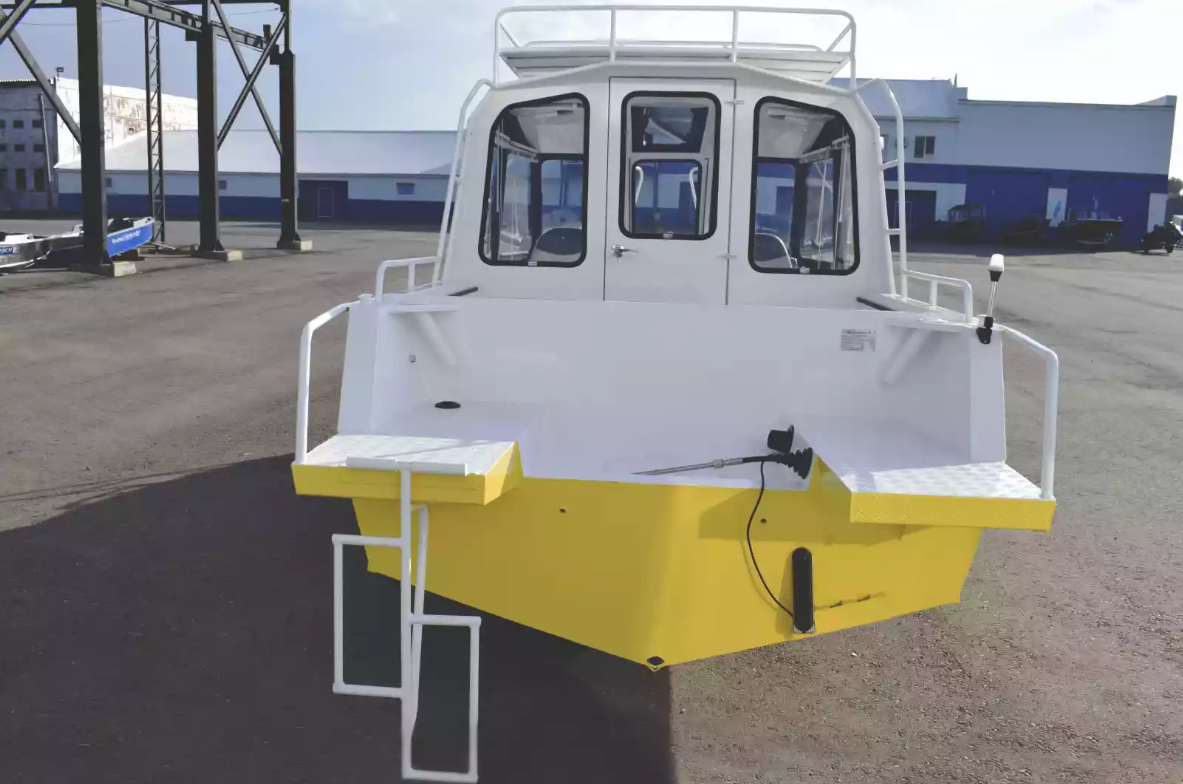 Алюминиевый катер Wyatboat-660 Cabin в Санкт-Петербурге