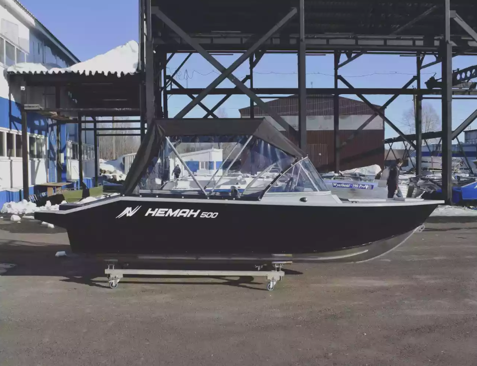 Алюминиевый катер Неман-500 Pro в Санкт-Петербурге