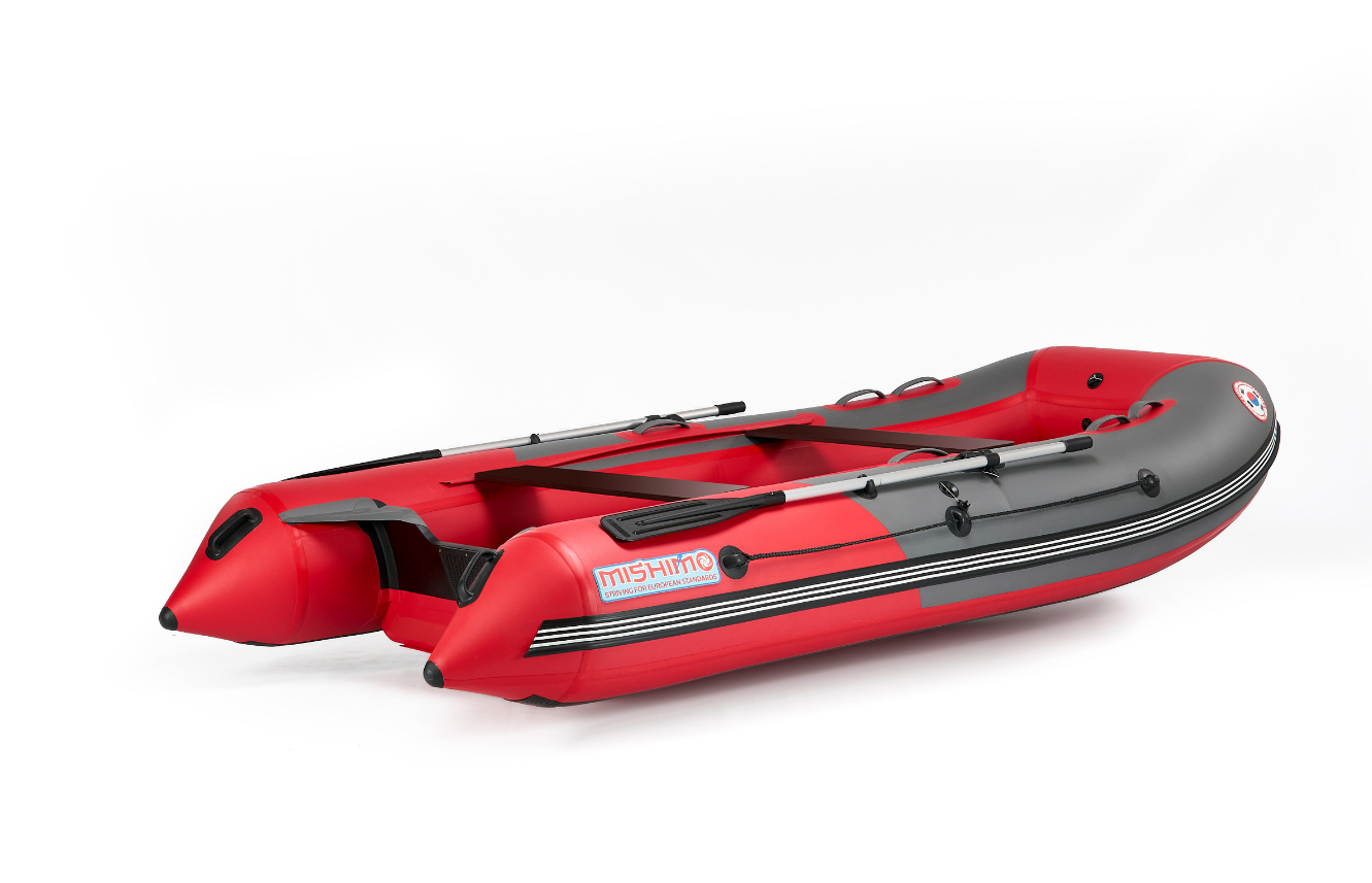 КОМПЛЕКТ ЛОДКА MISHIMO PRO 350 + ЛОДОЧНЫЙ МОТОР MARLIN MP 9.9 (15) AMHS PROLINE в Санкт-Петербурге