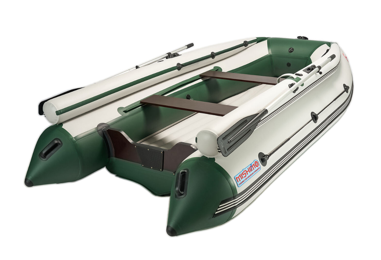 КОМПЛЕКТ ЛОДКА MISHIMO FAMILY LITE 370 + МОТОР MARLIN MP 9.9 AMHS PROLINE FORCE в Санкт-Петербурге