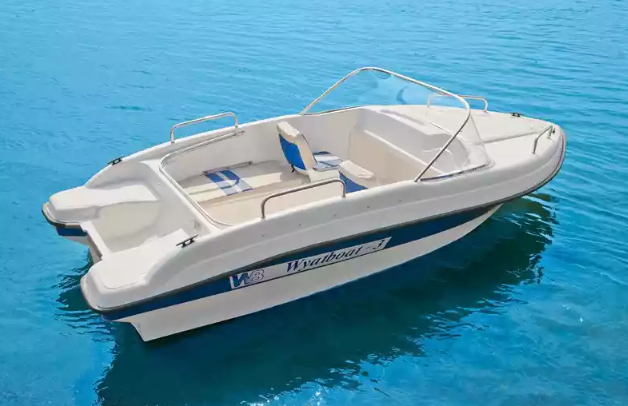 Стеклопластиковый катер Wyatboat-3 (c рундуками) в Санкт-Петербурге