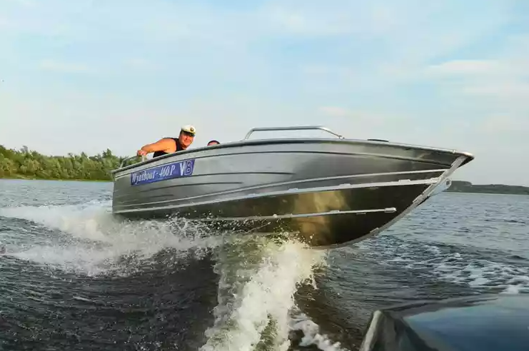Алюминиевая лодка Wyatboat-460 P в Санкт-Петербурге