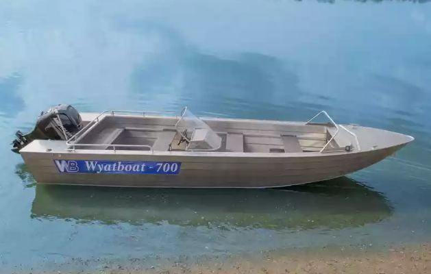 Алюминиевый катер Wyatboat-700 в Санкт-Петербурге