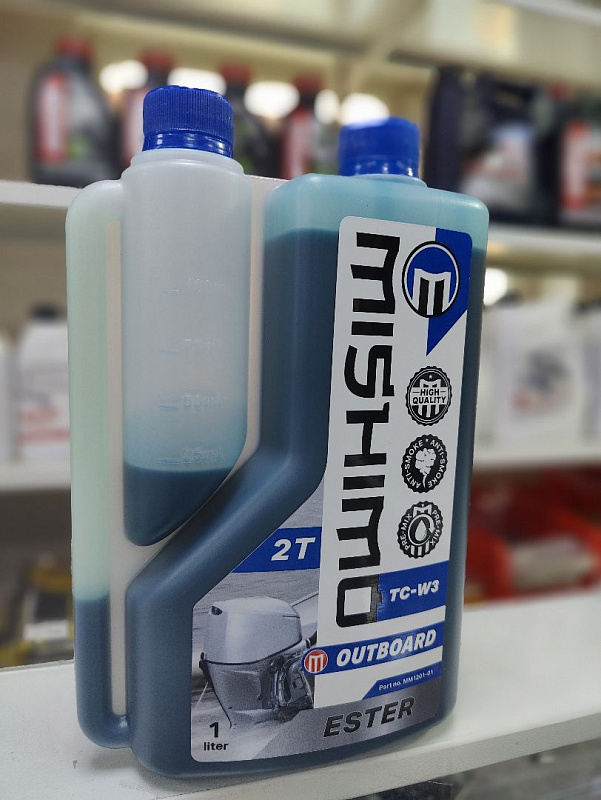 Масло MISHIMO 2T OUTBOARD (ESTER) полусинтетика 1 л в Санкт-Петербурге