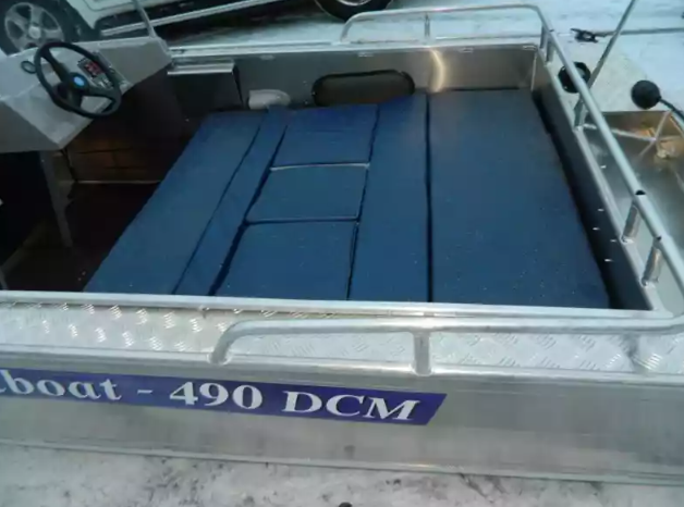 Алюминиевый катер Wyatboat-430T DCM Трансформер в Санкт-Петербурге