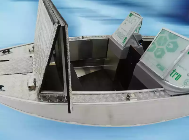 Алюминиевый катер Wyatboat-430T DCM Трансформер в Санкт-Петербурге