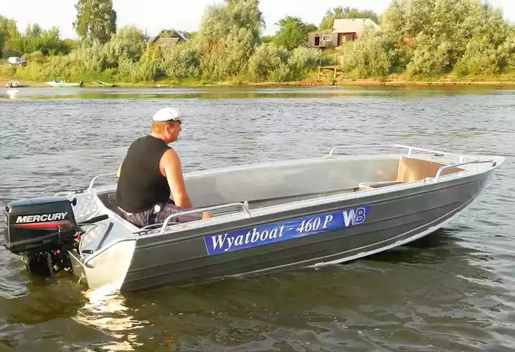 Алюминиевая лодка Wyatboat-460 P в Санкт-Петербурге