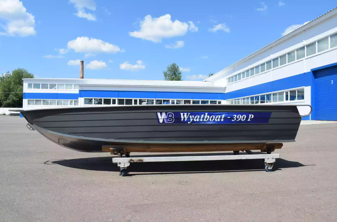 Алюминиевая лодка Wyatboat-390Р Fish в Санкт-Петербурге