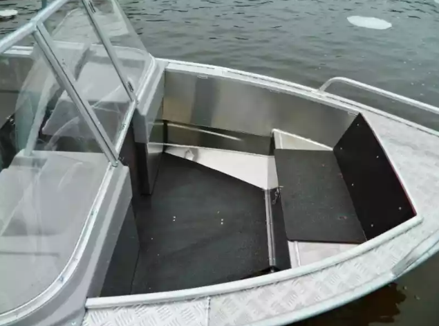 Алюминиевый катер Wyatboat-430T DCM Трансформер в Санкт-Петербурге