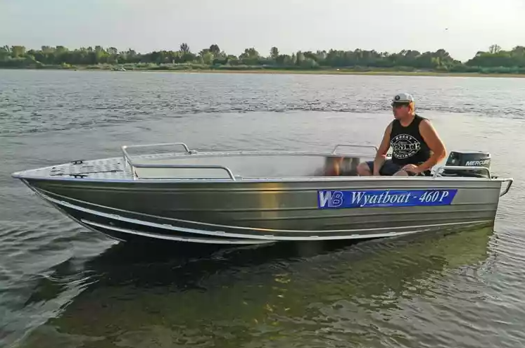 Алюминиевая лодка Wyatboat-460 P в Санкт-Петербурге