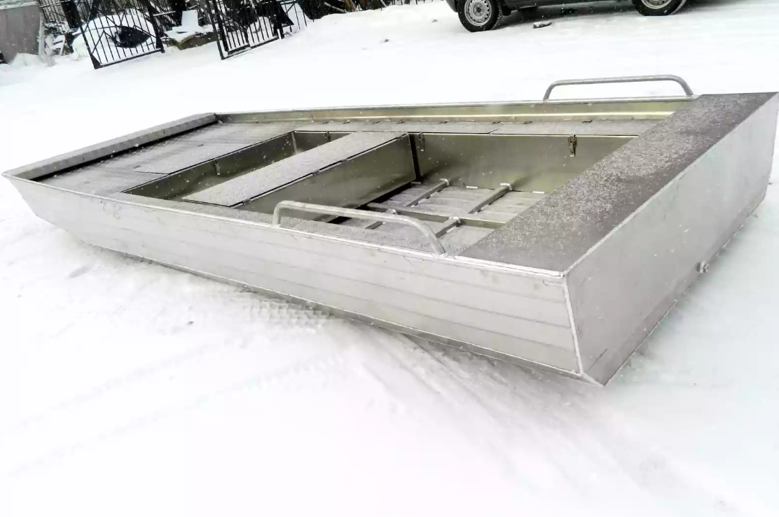 Алюминиевая лодка Wyatboat-390 Jonboat в Санкт-Петербурге