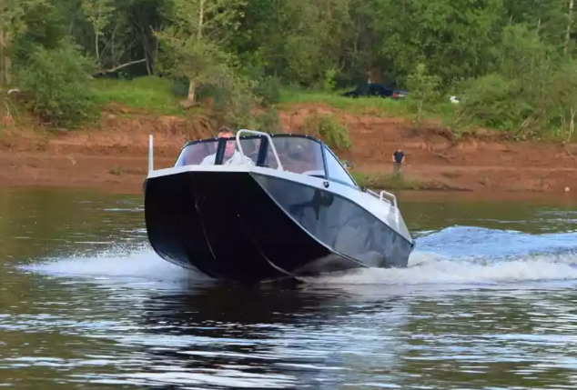 Алюминиевый катер Неман 500 DC водомёт в Санкт-Петербурге