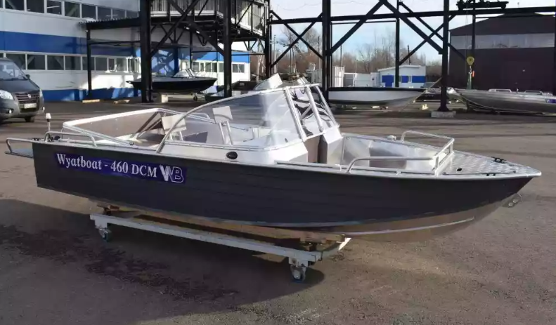 Алюминиевый катер Wyatboat-460 DCM в Санкт-Петербурге