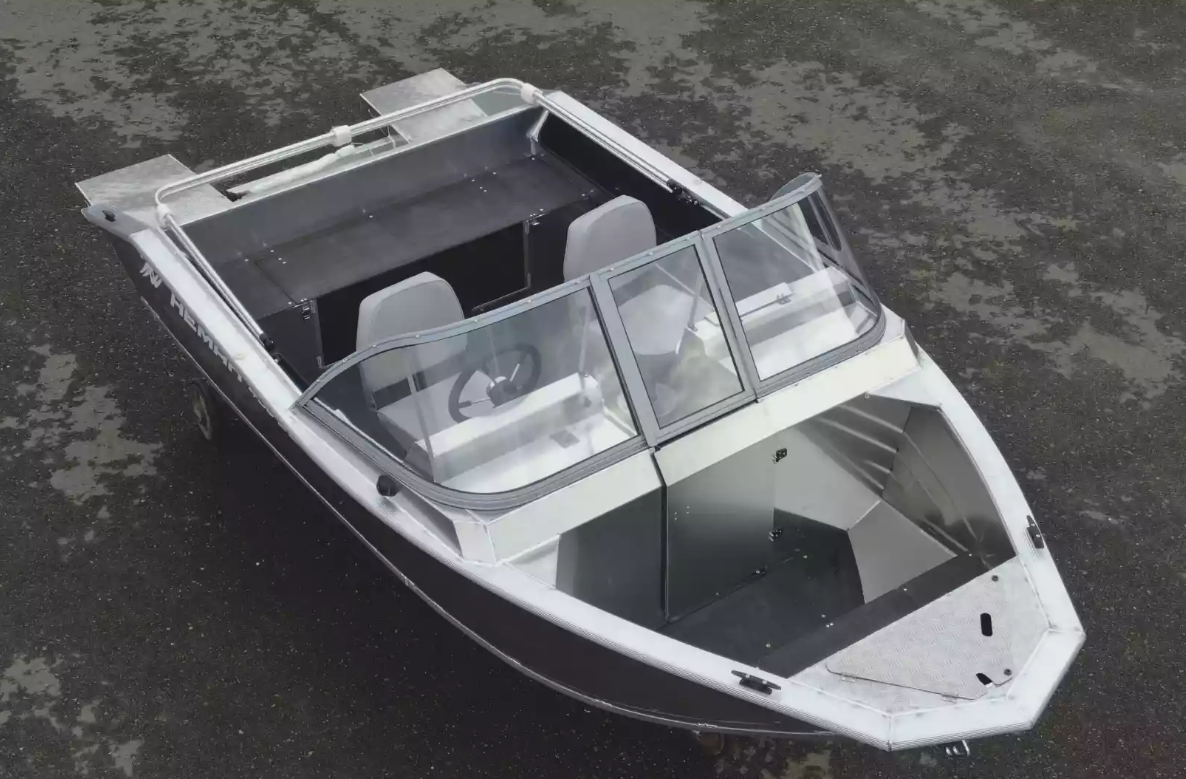 Алюминиевый катер Неман-450 DC NEW без покраски в Санкт-Петербурге