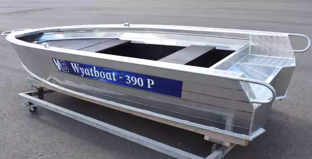Алюминиевая лодка Wyatboat-390Р Fish в Санкт-Петербурге
