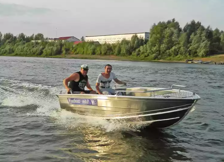 Алюминиевая лодка Wyatboat-460 P в Санкт-Петербурге