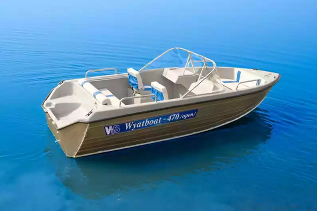 Комбинированный катер Wyatboat-470 Open в Санкт-Петербурге
