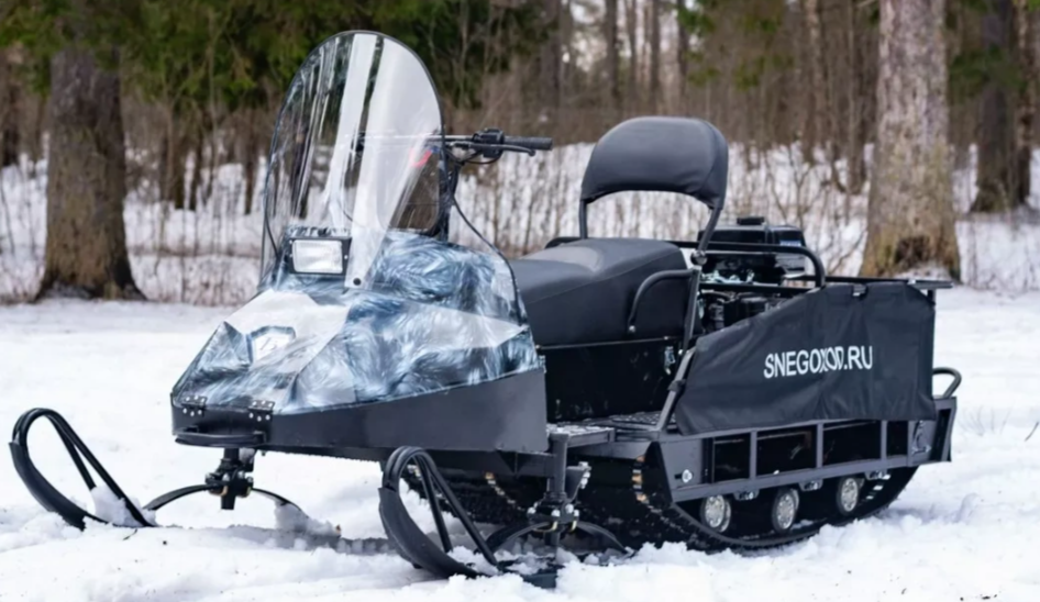 Миниснегоход Егерь Экспедитор 20 л.с. , реверс, тормоз, капот белый в Санкт-Петербурге