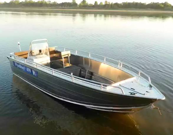 Алюминиевый катер Wyatboat-490 C в Санкт-Петербурге