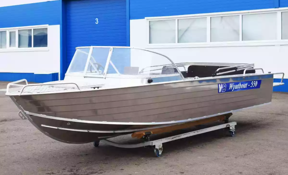 Алюминиевый катер Wyatboat-550 Pro в Санкт-Петербурге