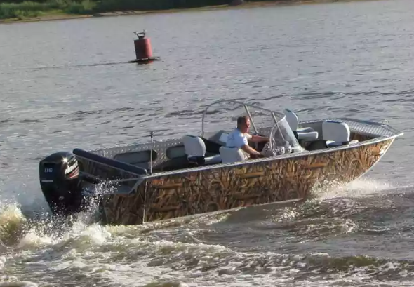 Алюминиевый катер Wyatboat-660 в Санкт-Петербурге