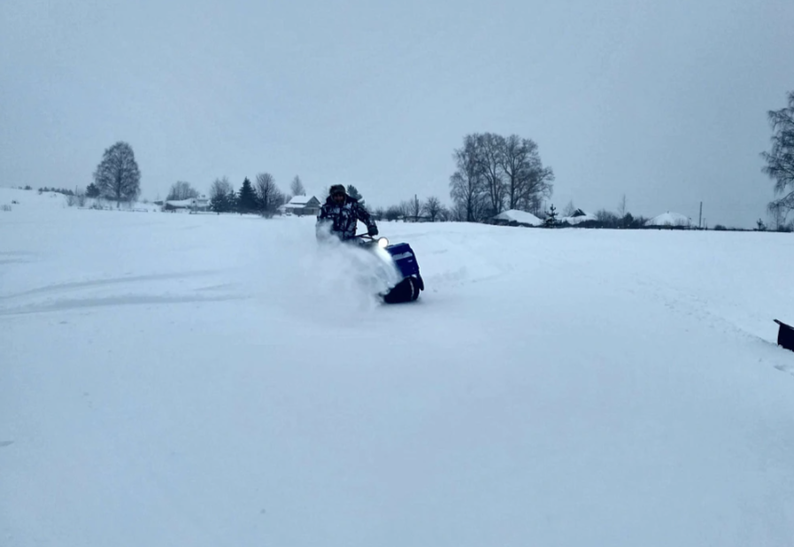 Мотобуксировщик Альбатрос-XLV 15 тележки, 1450 мм в Санкт-Петербурге