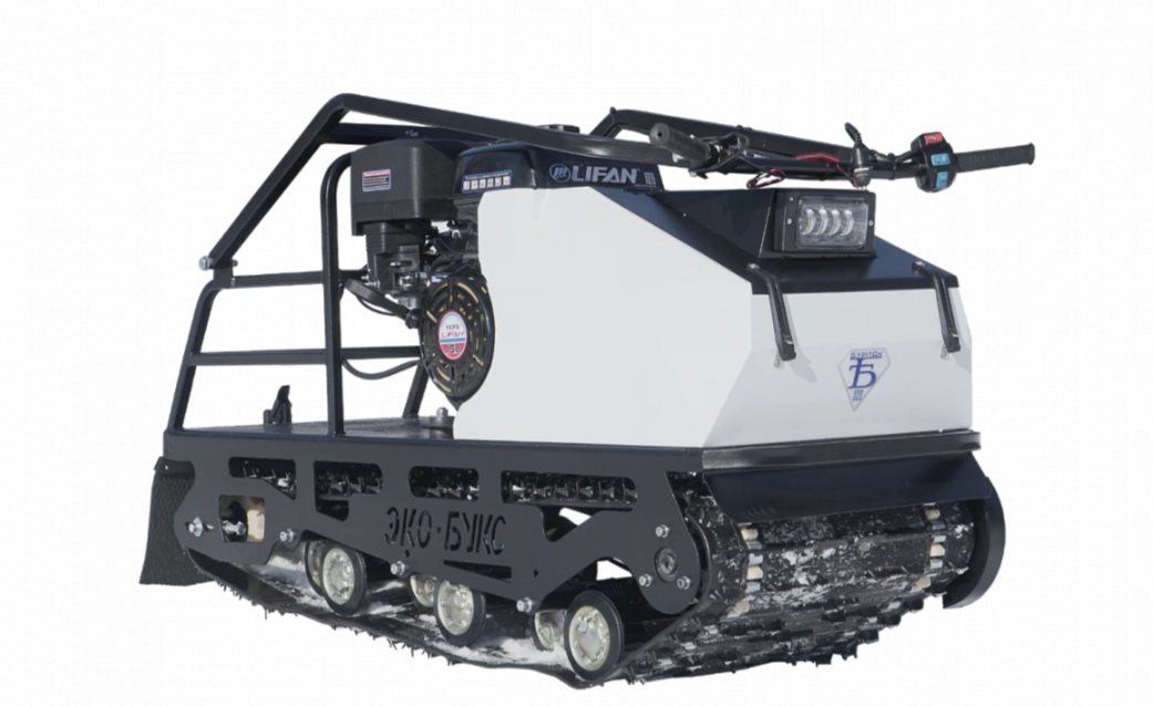 Мотобуксировщик ЭКО-букс V.2 15 л.с. (катковая подвеска, передний привод, длина 1450 мм) в Санкт-Петербурге