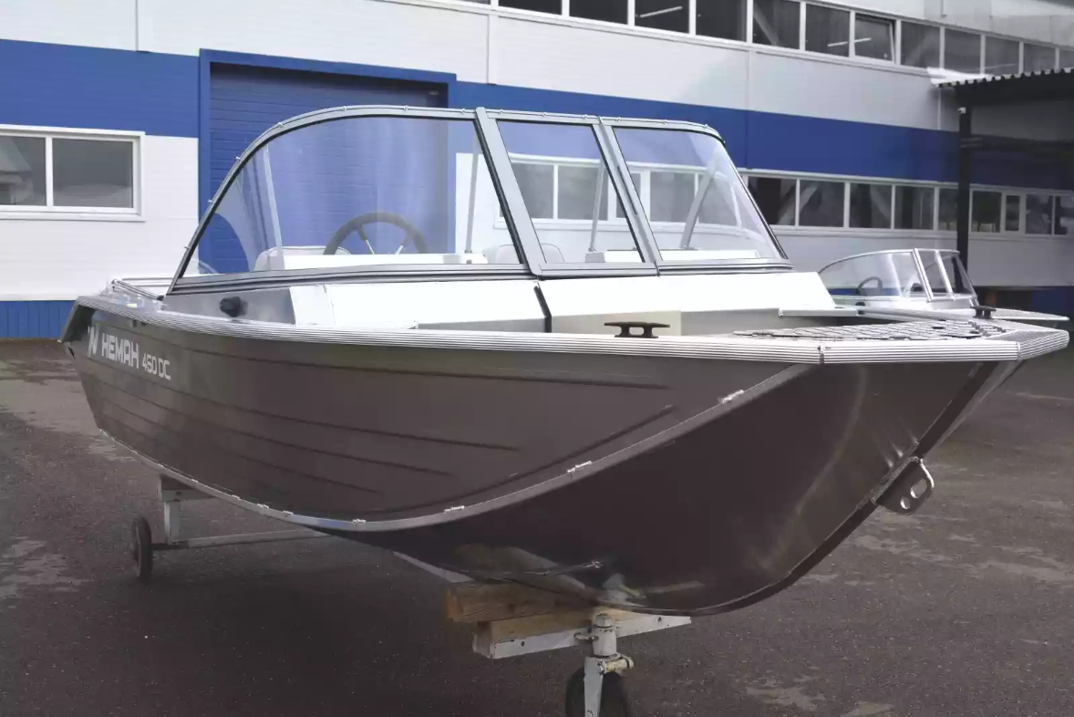 Алюминиевый катер Неман-450 DC NEW без покраски в Санкт-Петербурге