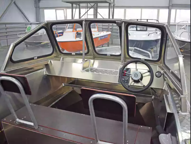 Алюминиевый катер Wyatboat-460 DCM Pro в Санкт-Петербурге