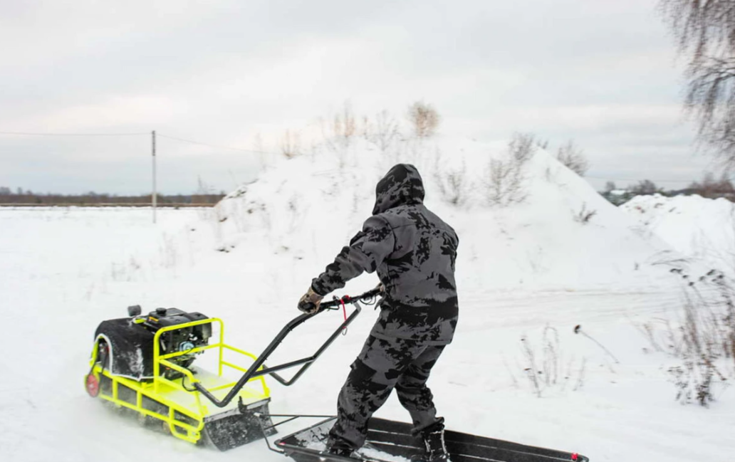 Мотобуксировщик Бурлак ХОЗЯИН-1 (капот металл) в Санкт-Петербурге